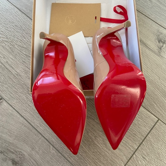 Louboutin Pigalle 120 Nude Pumps - Picture 4 of 5